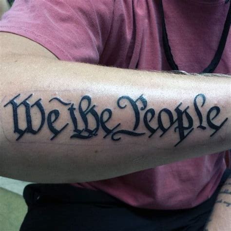 we the people tattoo